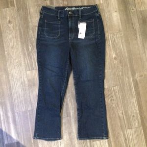 Eddie Bauer ✨Cropped flare capris